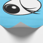 Grappig inpakpapier nieuwsgierige ogen - aangepast (Hoek)