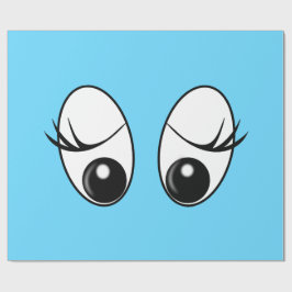 Grappig inpakpapier nieuwsgierige ogen - aangepast