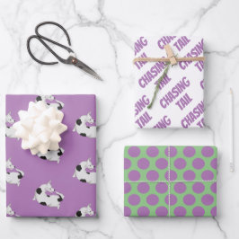 Grappig inpakpapier voor honden verjaardag