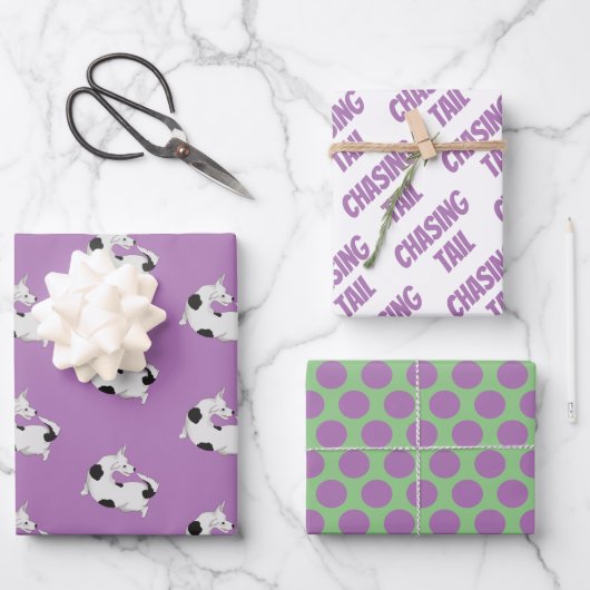 Grappig inpakpapier voor honden verjaardag (Voorkant)