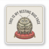 Grappig Insect Bug Sticker (Voorkant)