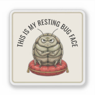Grappig Insect Bug Sticker