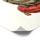 Grappig Insect Kever Poster (Hoek)