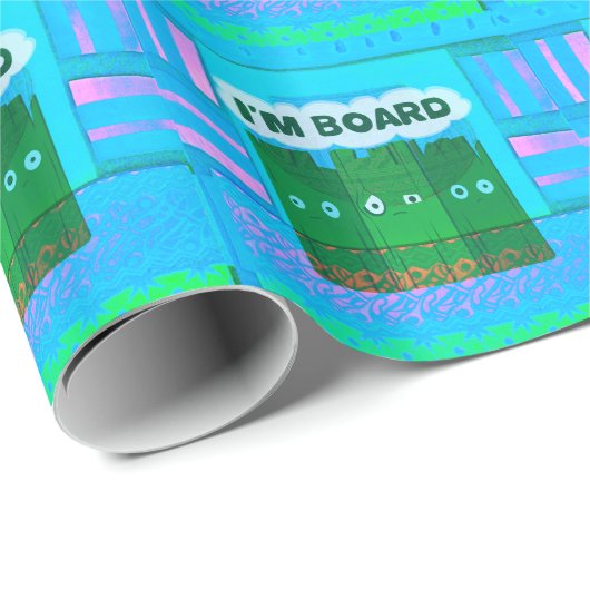 Grappig Inspirerend Grafisch dat ik me verveel van Cadeaupapier (Rol Hoek)