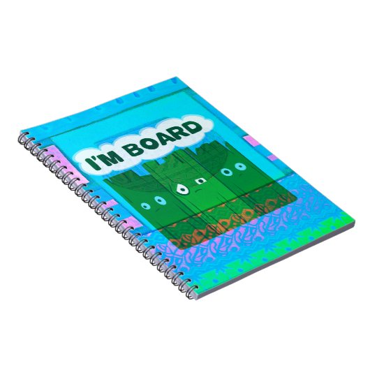 Grappig Inspirerend Grafisch dat ik me verveel van Notitieboek (Rechterzijde)