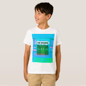 Grappig Inspirerend Grafisch dat ik me verveel van T-shirt (Voorkant volledig)
