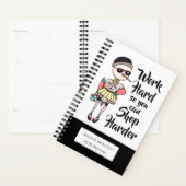 Grappig Inspirerend woord hard zodat je hard kunt  Planner (Display)