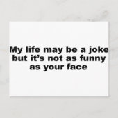 Grappig Insult Slogan! Briefkaart (Voorkant)