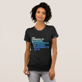 Grappig internet meme Gen Z humor quote T-shirt (Voorkant volledig)