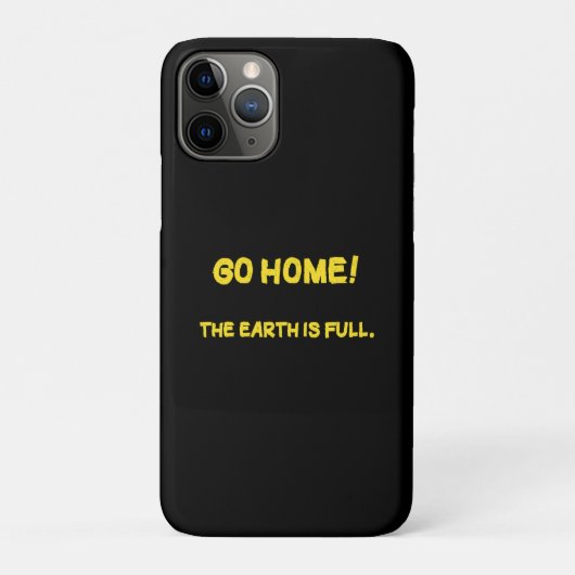 Grappig Interplanetair Bericht - De Aarde Is Vol Case-Mate iPhone Case (Achterkant)