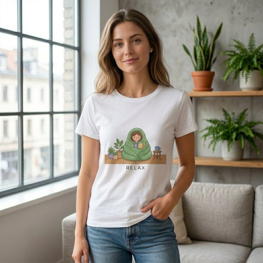 Grappig introvert grafisch T-shirt knuffel deken