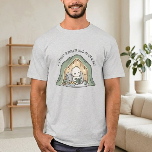 Grappig Introvert Grafische T-Shirt Knusse Deken