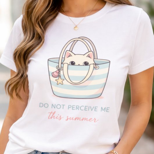 Grappig Introvert Kat Shirt Neem Me Niet Waarnemen