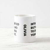 Grappig introvert maar bereid om te praten koffiemok (Center)