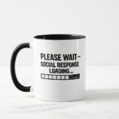 Grappig introvert programmeur ontwerp mok (Links)