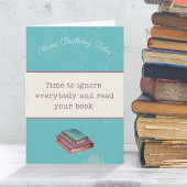 Grappig introvert verjaardagskaartje kaart