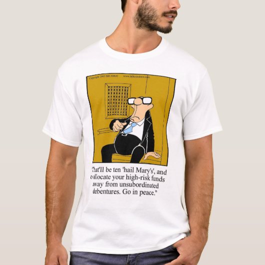 Grappig Investing T-shirt (Voorkant)
