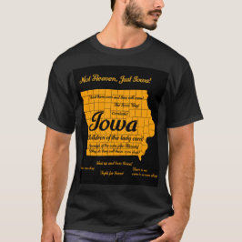 Grappig Iowa ontwerp T-shirt