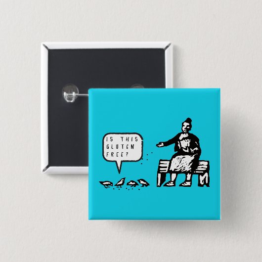 Grappig is dat deze gladde vrije Cartoon Vierkante Button 5,1 Cm (Voorkant /achterkant)