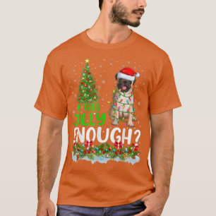 Grappig is dat deze klomp genoeg Kerstmis heeft. T-shirt