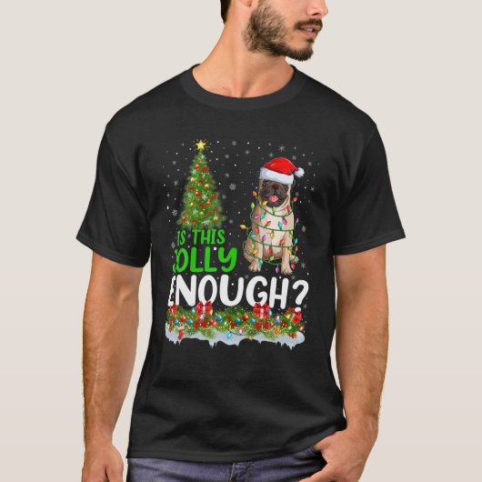 Grappig is dat deze klomp genoeg Kerstmis heeft. T-shirt (Voorkant)