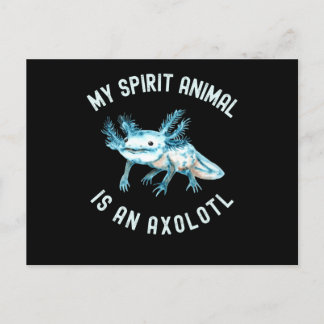 Grappig is dat mijn geest een Axolotl is Briefkaart
