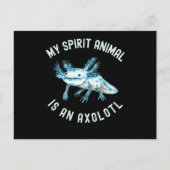 Grappig is dat mijn geest een Axolotl is Briefkaart (Voorkant)
