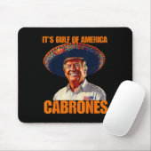 Grappig is de Golf van de VS Amerika Cabrones 2025 Muismat (Met muis)
