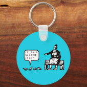 Grappig is deze Cartoon van de Gluten Free Birds Sleutelhanger (Voorkant)