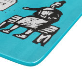 Grappig is deze Cartoon van de Gluten Free Birds Snijplank (Hoek)