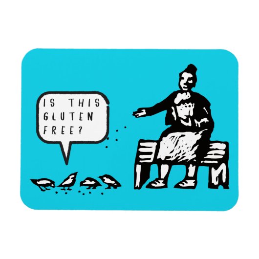 Grappig is deze glutenvrije magneet (Horizontaal)
