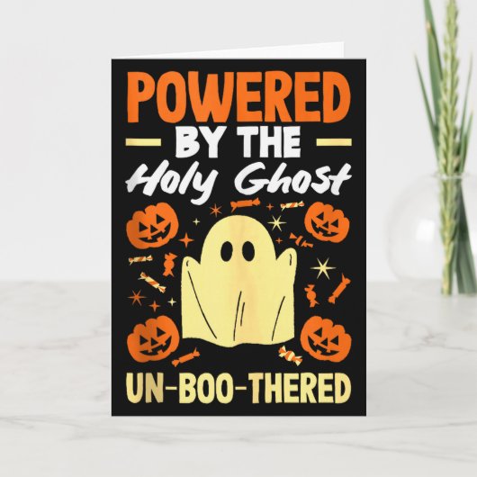Grappig is er geen spook zoals de heilige christel kaart (Voorkant)