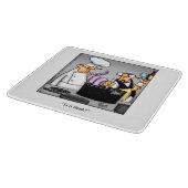 Grappig "Is het vers?" Humor snijplank (Hoek)