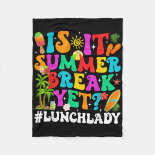 Grappig is het zomervakantie maar lunch dame einde fleece deken