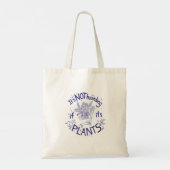 Grappig is niet hamsteren van zijn Planten Tote Bag (Achterkant)