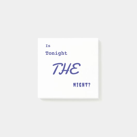 Grappig is vanavond post-it® notes (Voorkant)