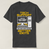 Grappig IT Desktop Technische ondersteuning Specia T-shirt (Design voorkant)