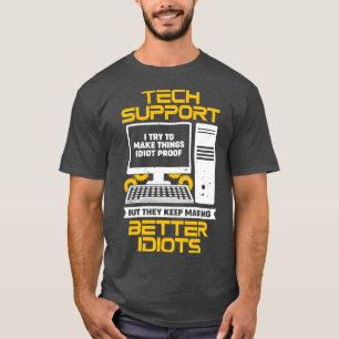 Grappig IT Desktop Technische ondersteuning Specia T-shirt