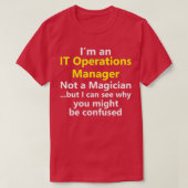 Grappig IT Manager-loopbaaninformatietechnologie T-shirt (Design voorkant)