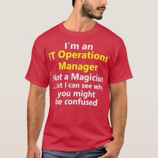 Grappig IT Manager-loopbaaninformatietechnologie T-shirt