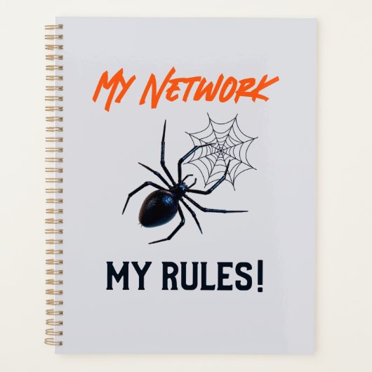 Grappig IT Netwerkbeheerder Humor Cadeau Planner (Voorkant)