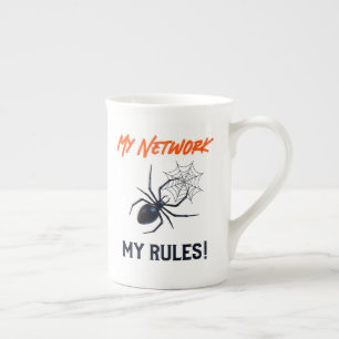 Grappig IT Netwerkbeheerder Humor Cadeau Porselein Kop
