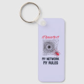 Grappig IT Netwerkbeheerder Humor Cadeau Sleutelhanger (Voorkant)