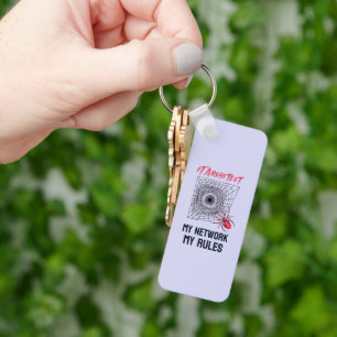 Grappig IT Netwerkbeheerder Humor Cadeau Sleutelhanger
