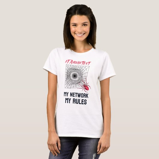 Grappig IT Netwerkbeheerder Humor Cadeau T-shirt (Voorkant volledig)