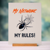 Grappig IT Netwerkbeheerder Humor Geschenk Acryl Bord (Neutraal)