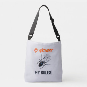 Grappig IT Netwerkbeheerder Humor Geschenk Crossbody Tas