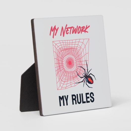 Grappig IT Netwerkbeheerder Humor Geschenk Fotoplaat (Voorkant)