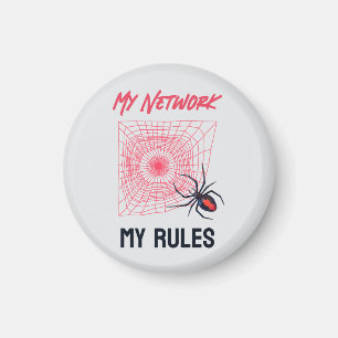 Grappig IT Netwerkbeheerder Humor Geschenk Magneet