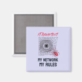 Grappig IT Netwerkbeheerder Humor Geschenk Magneet (Voorkant / Achterkant)